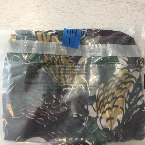 Halogen Printed Feather Fall Tank Career Blouse - Picture 7 of 7